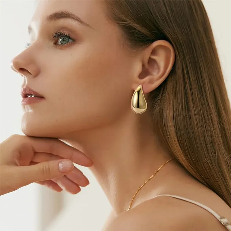 Descubre el Poder de los Aretes de Gota de Wapa Natural 🌿✨